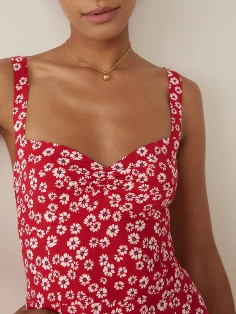 Reformation Baldwin Dress in Jenna - Picture 5 of 8